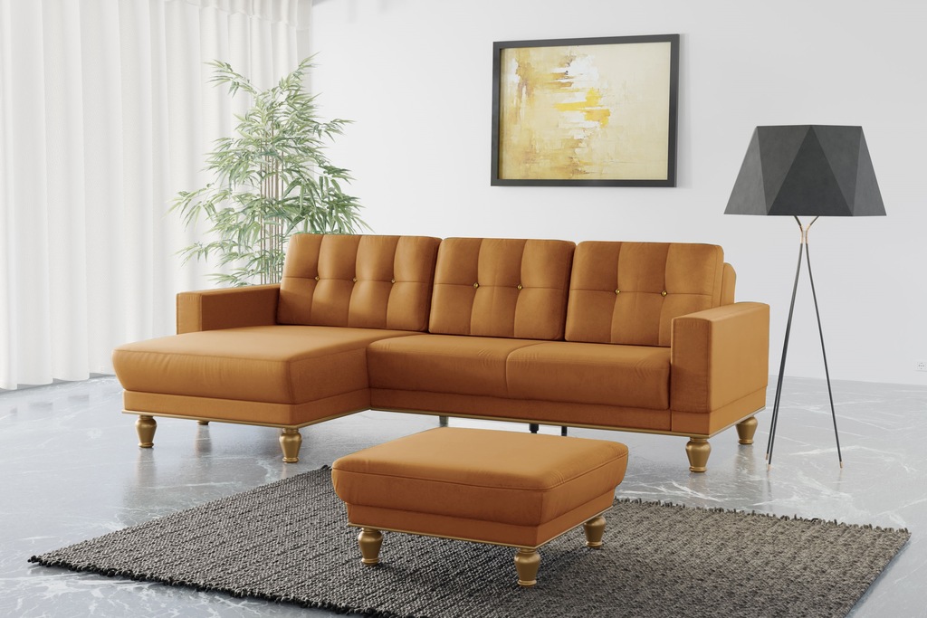 sit&more Ecksofa Orient 5 L-Form, mit Strass-Stein, wahlweise mit Bettfunkt günstig online kaufen