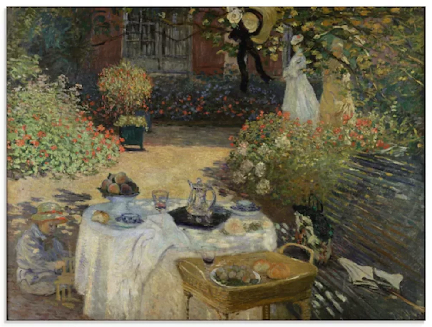Artland Glasbild »Im Garten Claude Monets in Argenteuil«, Garten, (1 St.), günstig online kaufen