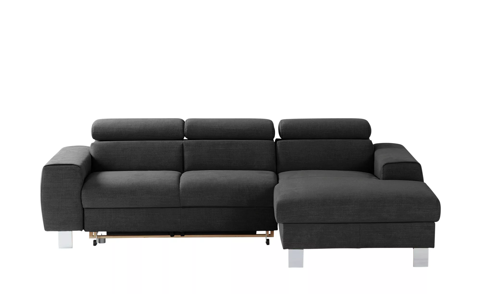 uno Ecksofa  Los Angeles - schwarz - 244 cm - 72 cm - Polstermöbel > Sofas günstig online kaufen