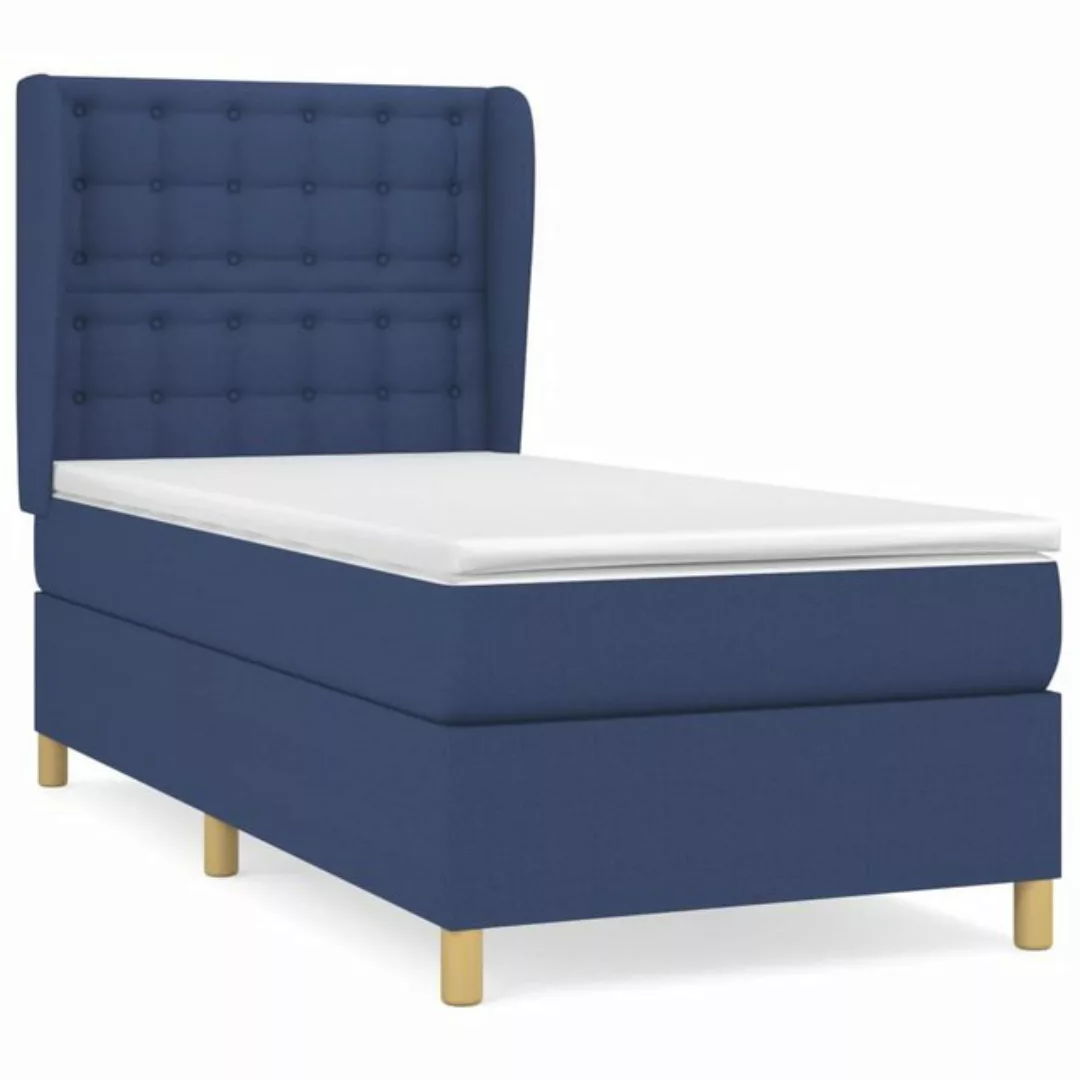 vidaXL Boxspringbett Bett Boxspringbett mit Matratze & Topper Stoff verschi günstig online kaufen