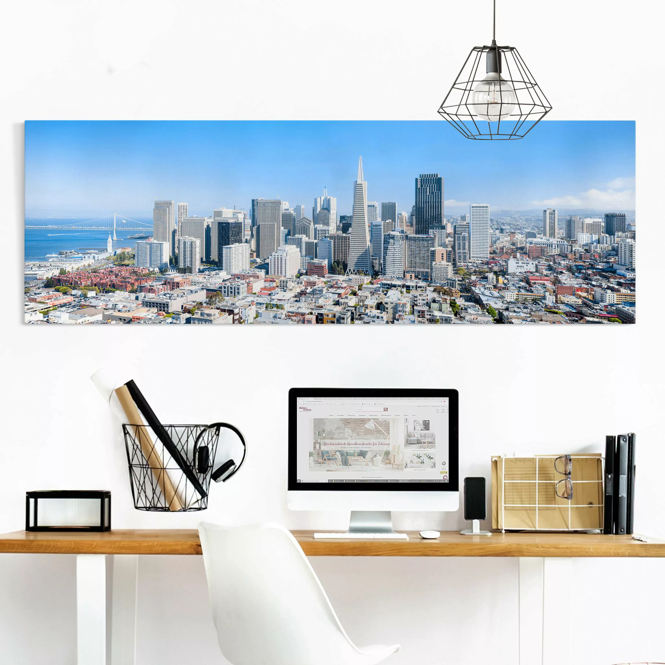 Leinwandbild San Francisco Skyline günstig online kaufen