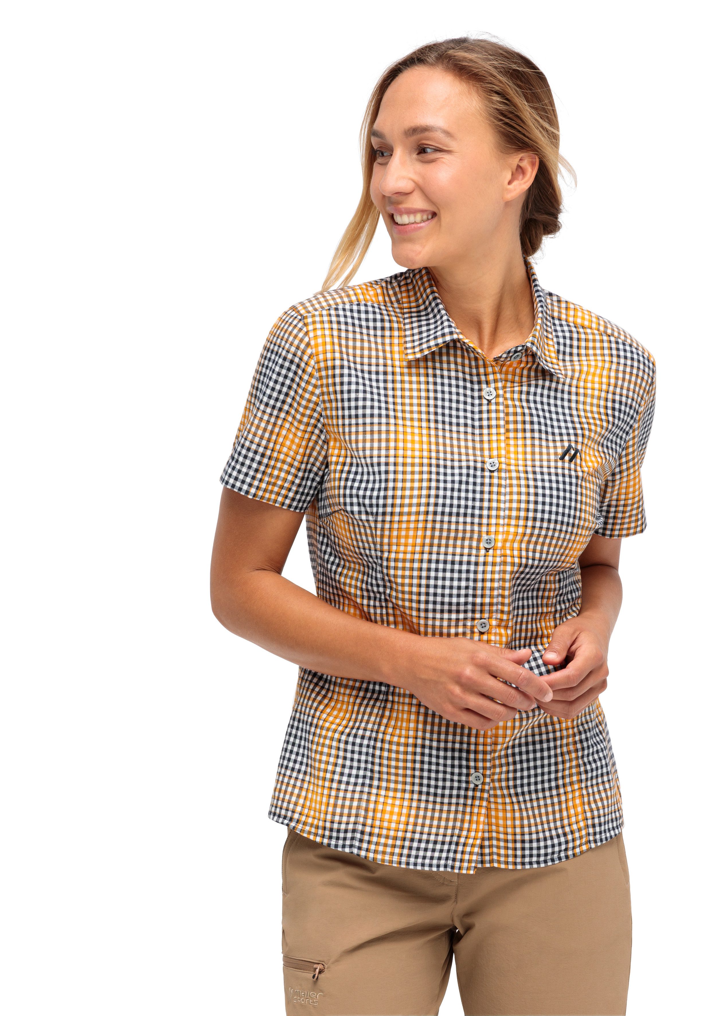 Maier Sports Karobluse mit Hemdblusenkragen günstig online kaufen