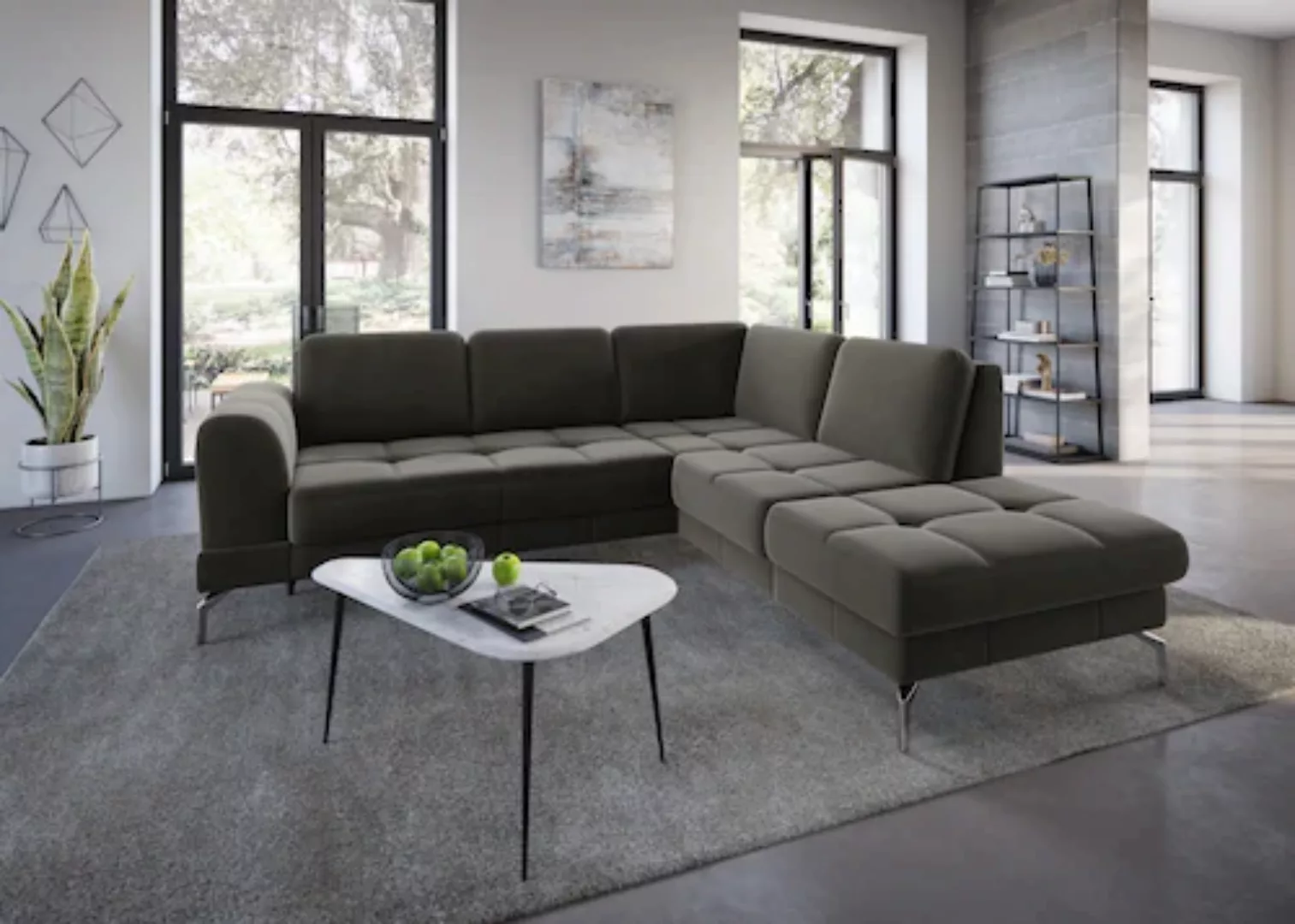 sit&more Ecksofa »Bendigo L-Form«, inklusive Sitztiefenverstellung, Bodenfr günstig online kaufen