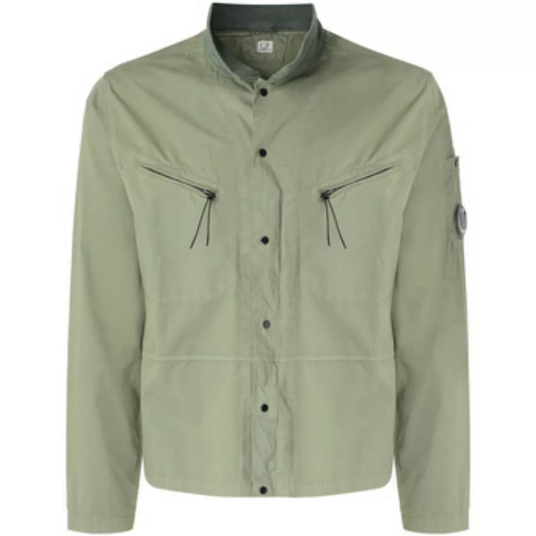 C.p. Company  Jacken Leichte Jacke  aus grüner Baumwolle günstig online kaufen