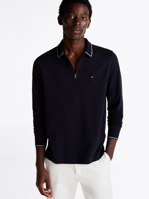 Tommy Hilfiger Langarm-Poloshirt LS ZIP RWB DETAIL REG POLO günstig online kaufen