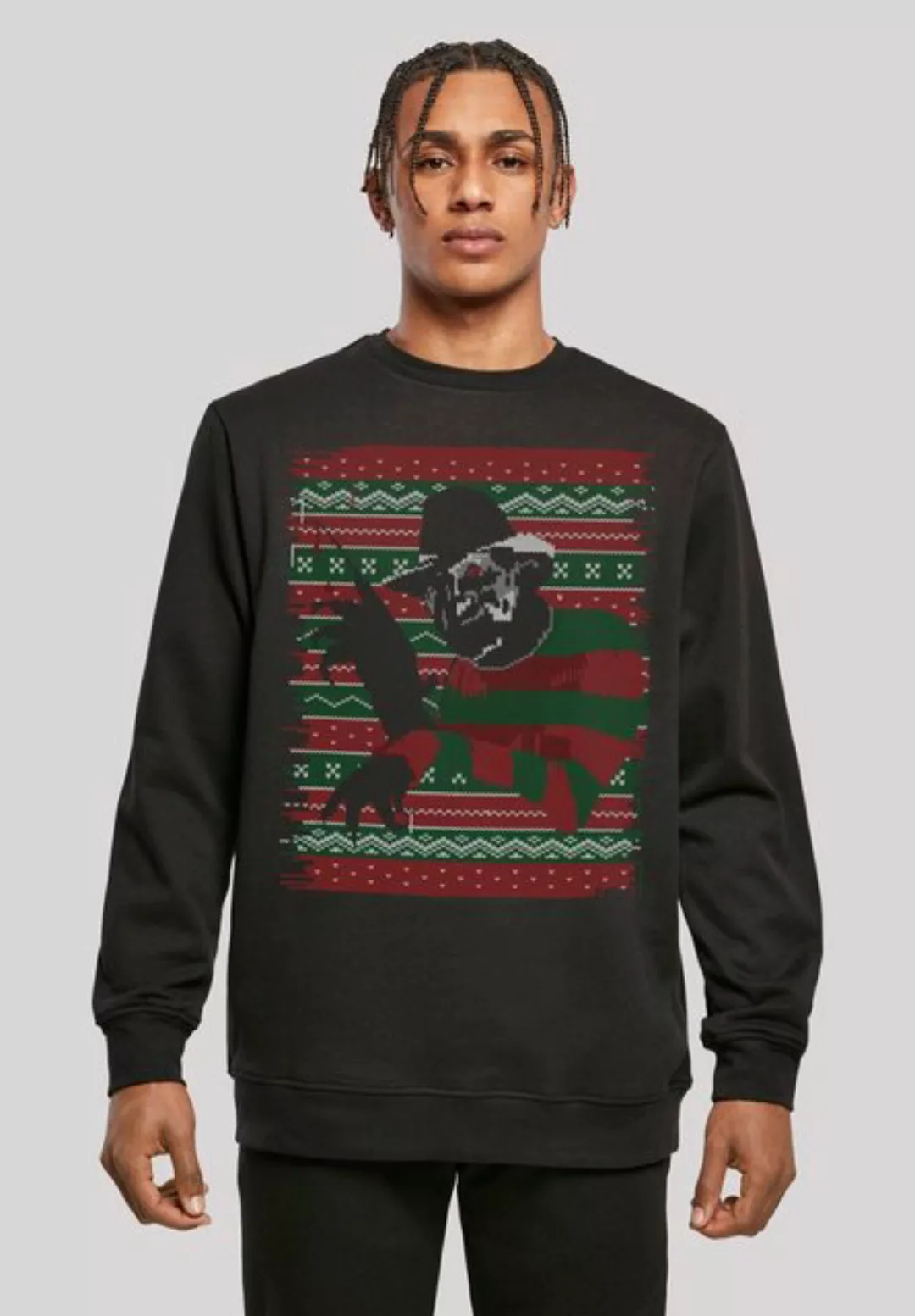 F4NT4STIC Kapuzenpullover "Nightmare On Elm Street Christmas Fair Isle", Pr günstig online kaufen