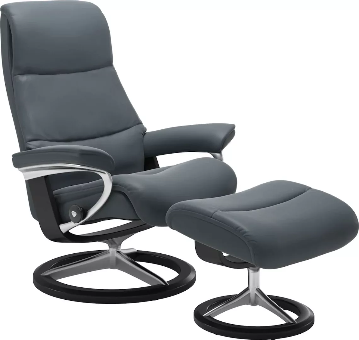 Stressless Relaxsessel "View", (Set, Relaxsessel mit Hocker), mit Signature günstig online kaufen
