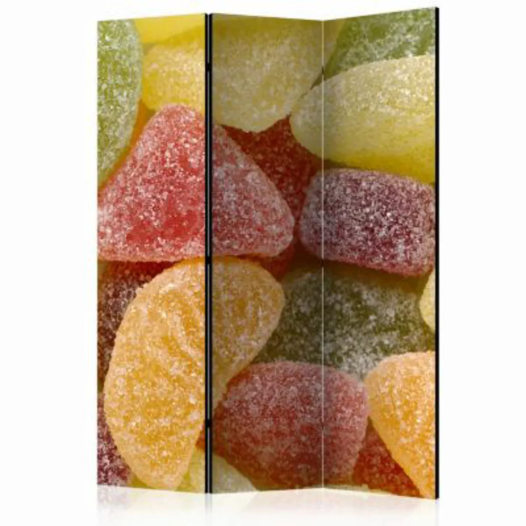 artgeist Paravent Tasty fruit jellies [Room Dividers] mehrfarbig Gr. 135 x günstig online kaufen