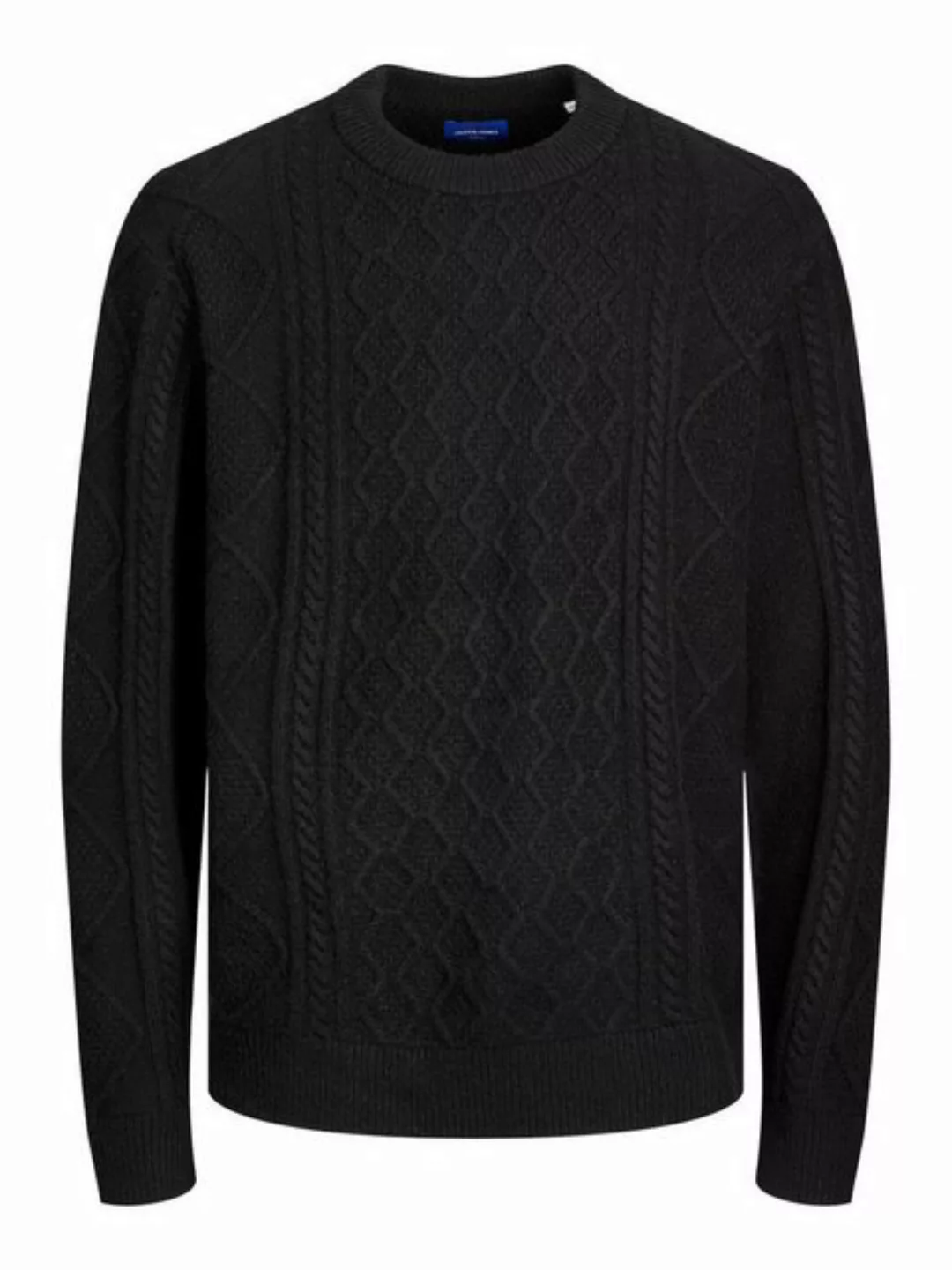 Jack & Jones Sweatshirt JORVILLERAY CABLE KNIT CREW NECK günstig online kaufen