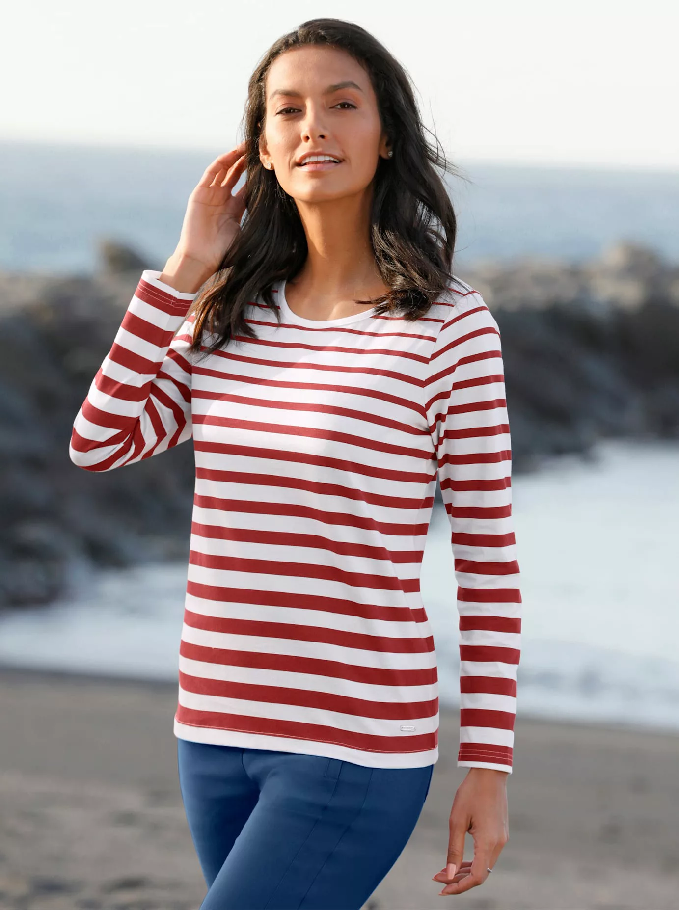 Casual Looks Print-Shirt "Ringelshirt", (1 tlg.) günstig online kaufen