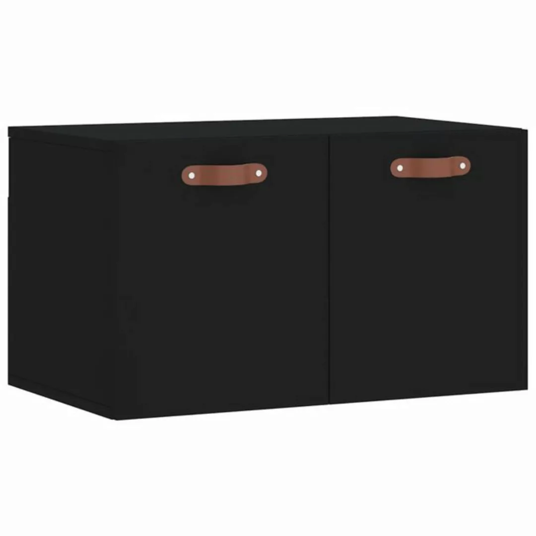 vidaXL Hängeschrank Wandschrank Schwarz 60x36,5x35 cm Holzwerkstoff günstig online kaufen