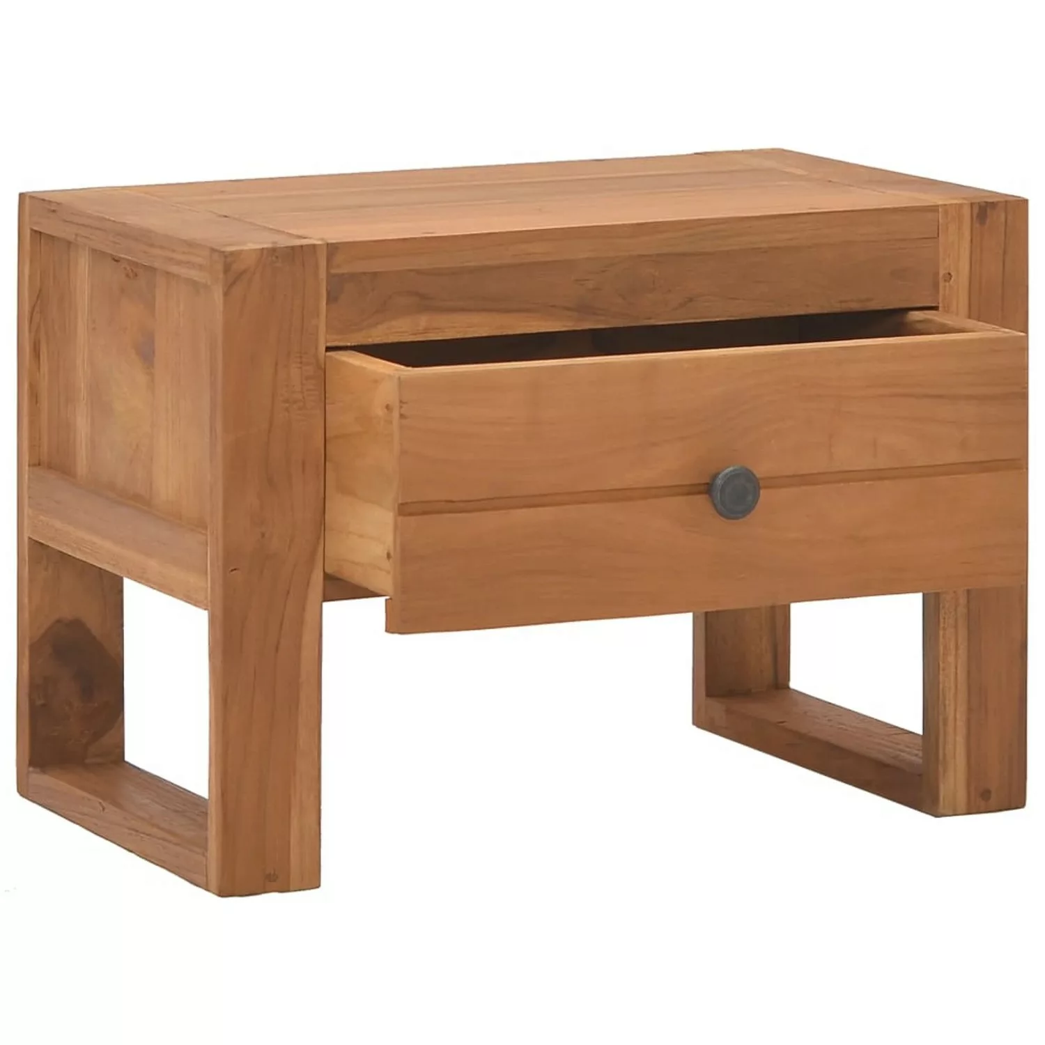 Nachttisch 50x30x35 Cm Teak Massivholz günstig online kaufen