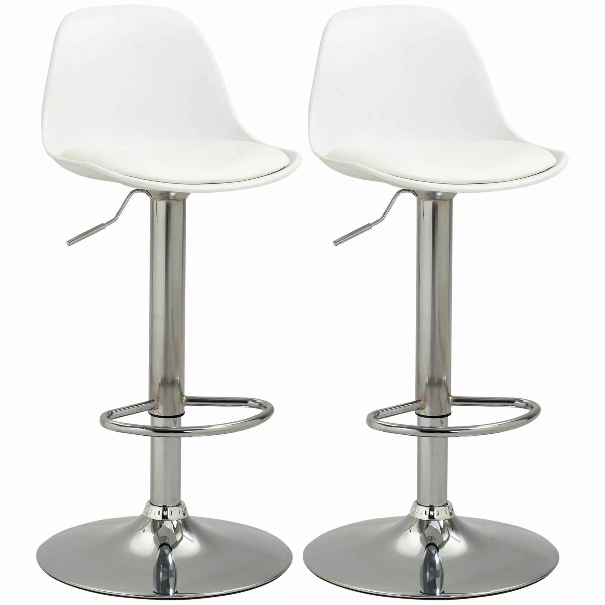 HOMCOM Barhocker höhenverstellbare, drehbare Drehstühle (Barstühle, günstig online kaufen