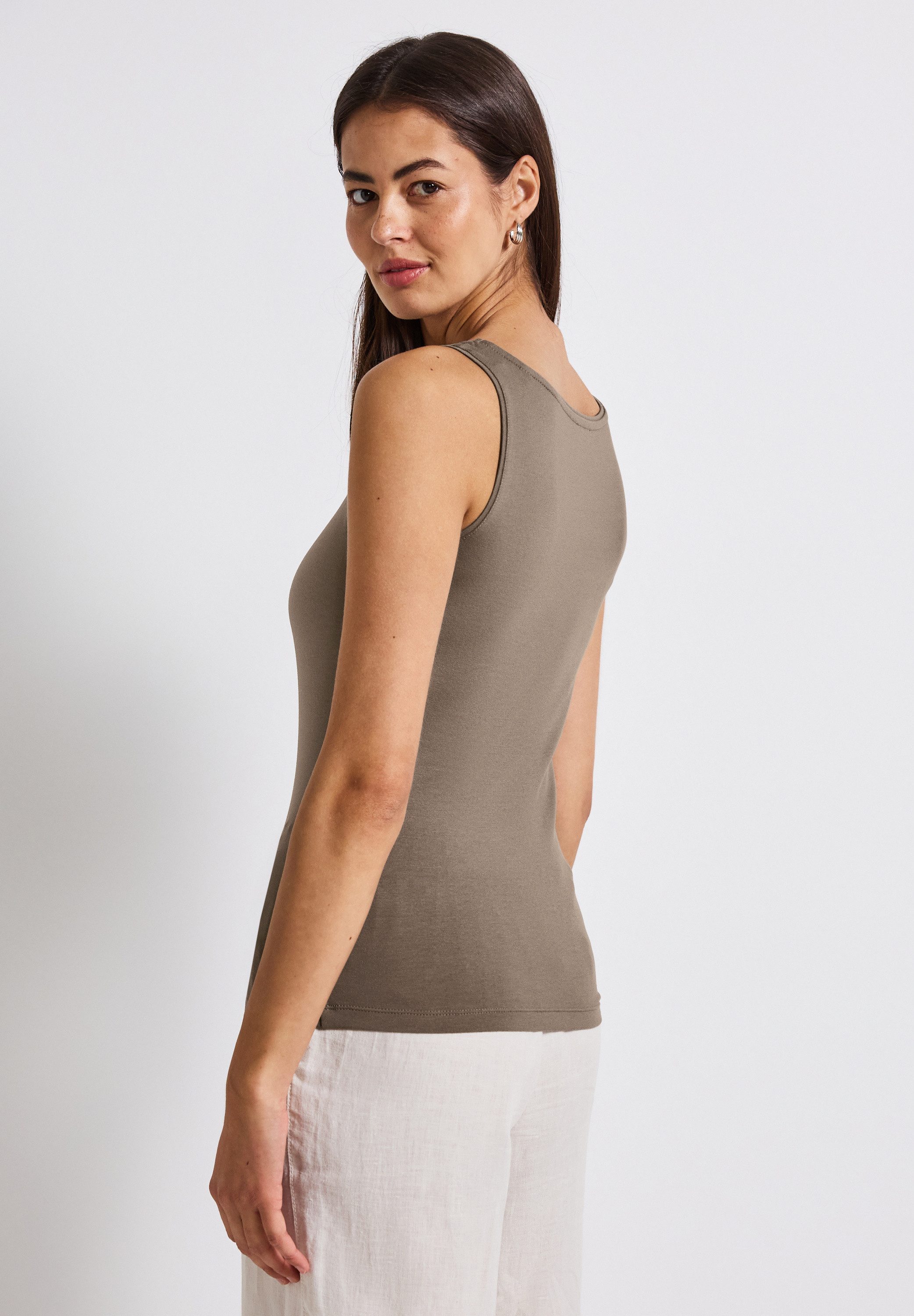 STREET ONE Trägertop, aus softem Materialmix günstig online kaufen