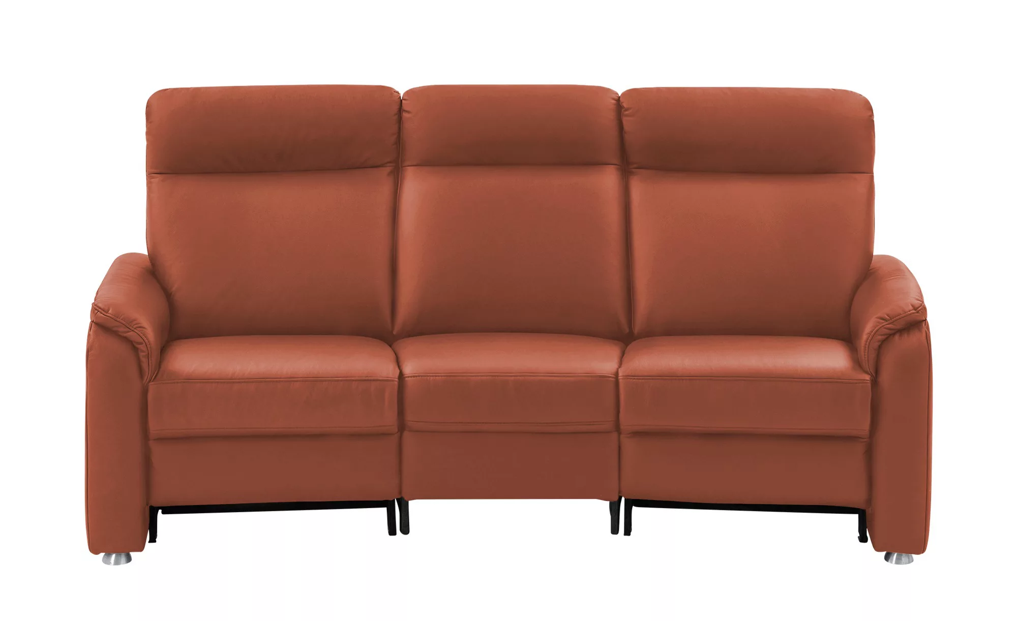 Trapezsofa   Luc ¦ rot ¦ Maße (cm): B: 218 H: 107 T: 103.0 Polstermöbel > S günstig online kaufen