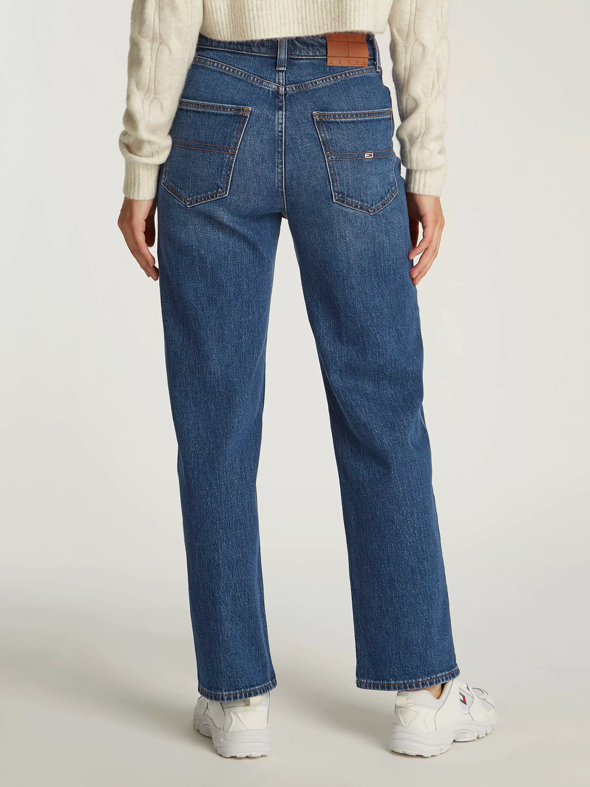 Tommy Jeans Straight-Jeans "Layla High Rise Slim Straight", in Knöchellänge günstig online kaufen