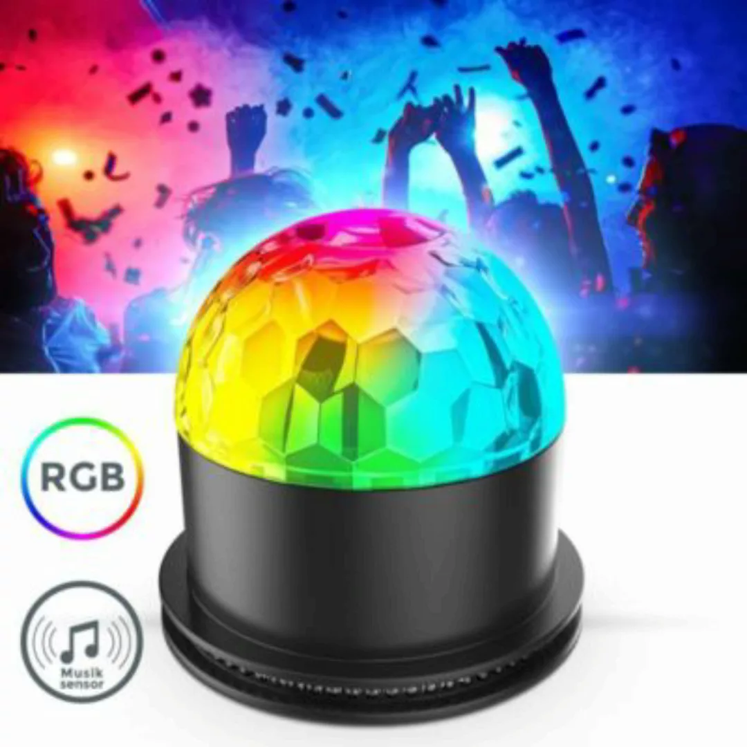 B.K.Licht LED Discolicht Partyleuchte DJ-Licht RGB Tischlampe Lichteffekte günstig online kaufen