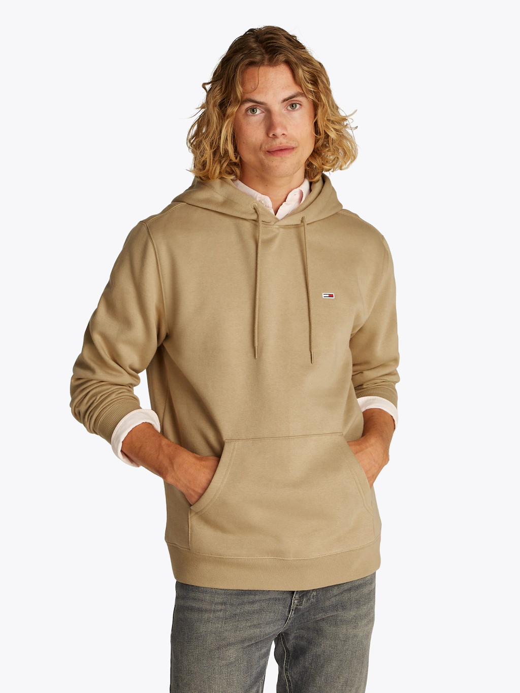 Tommy Jeans Sweatshirt "TJM REG S FLAG HOODIE", mit bestickten Markenlogo a günstig online kaufen