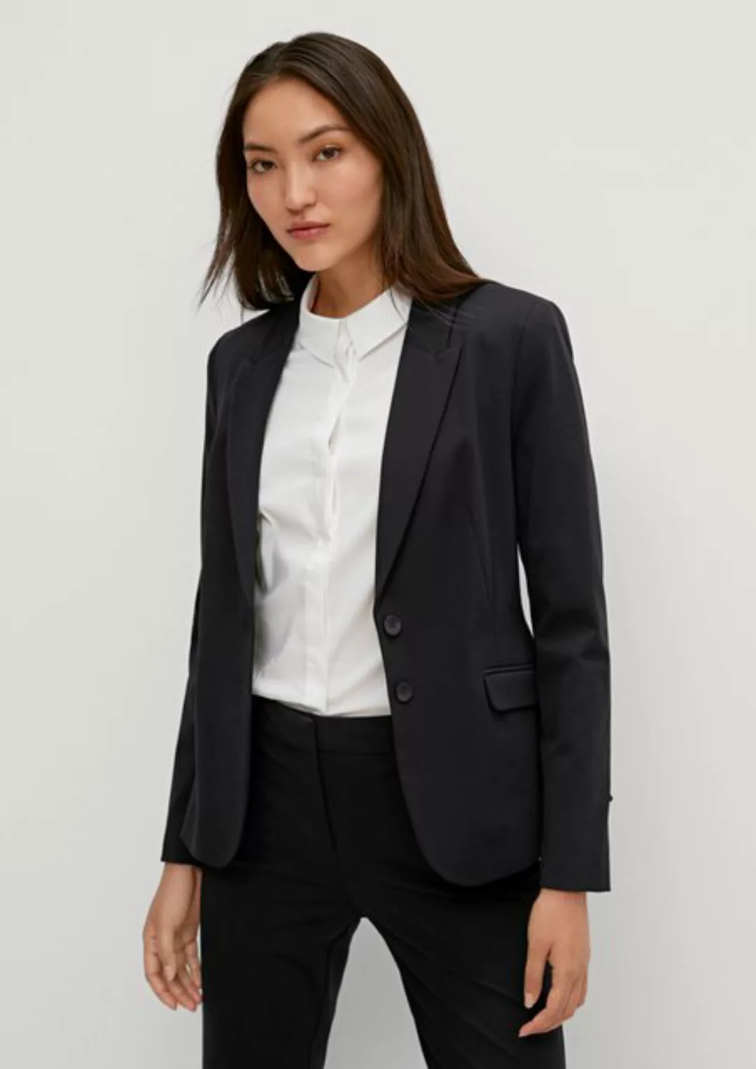 Comma Blusenblazer Blazer mit angedeuteten Pattentaschen günstig online kaufen