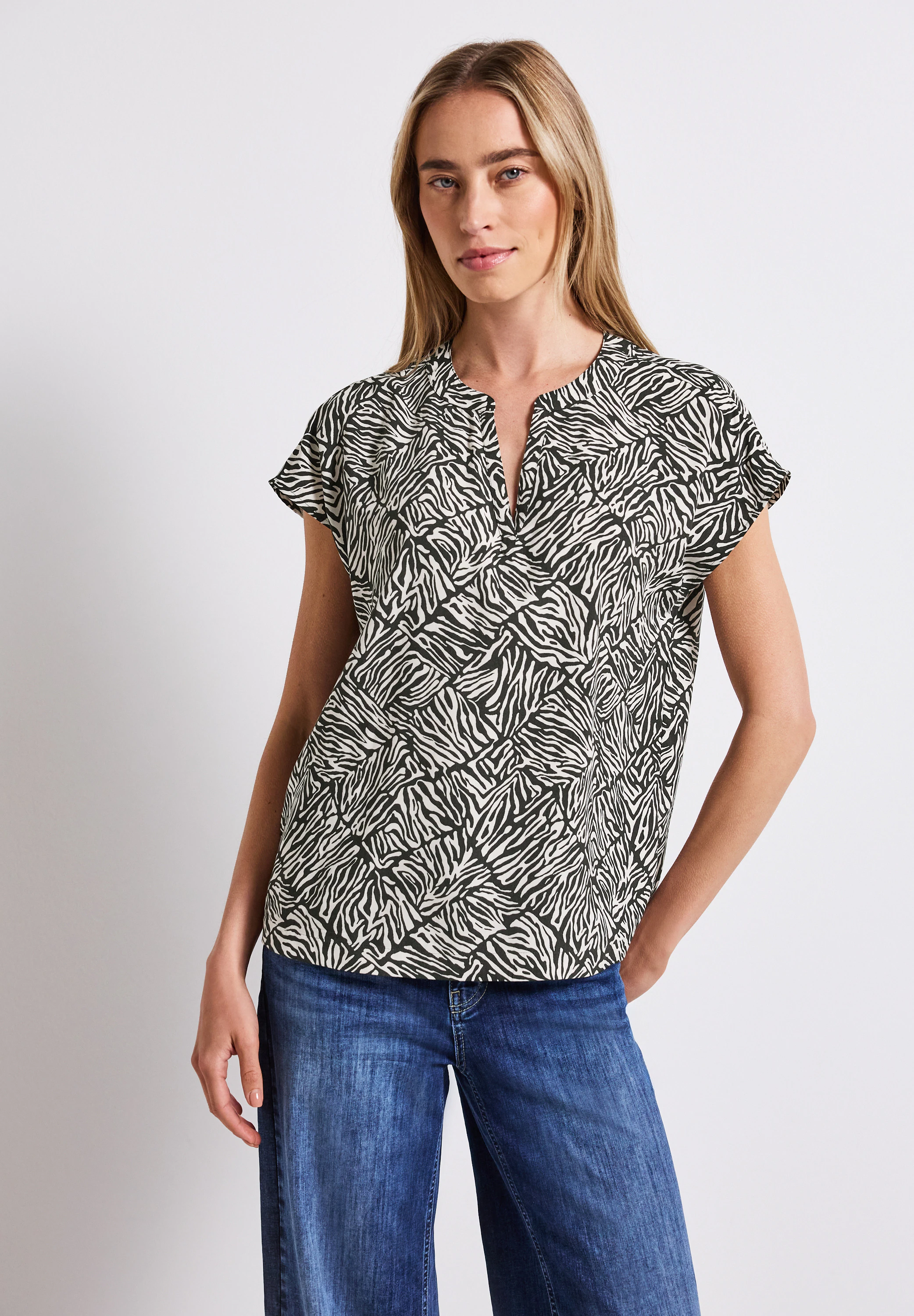 STREET ONE Shirtbluse, aus softer Viskose günstig online kaufen
