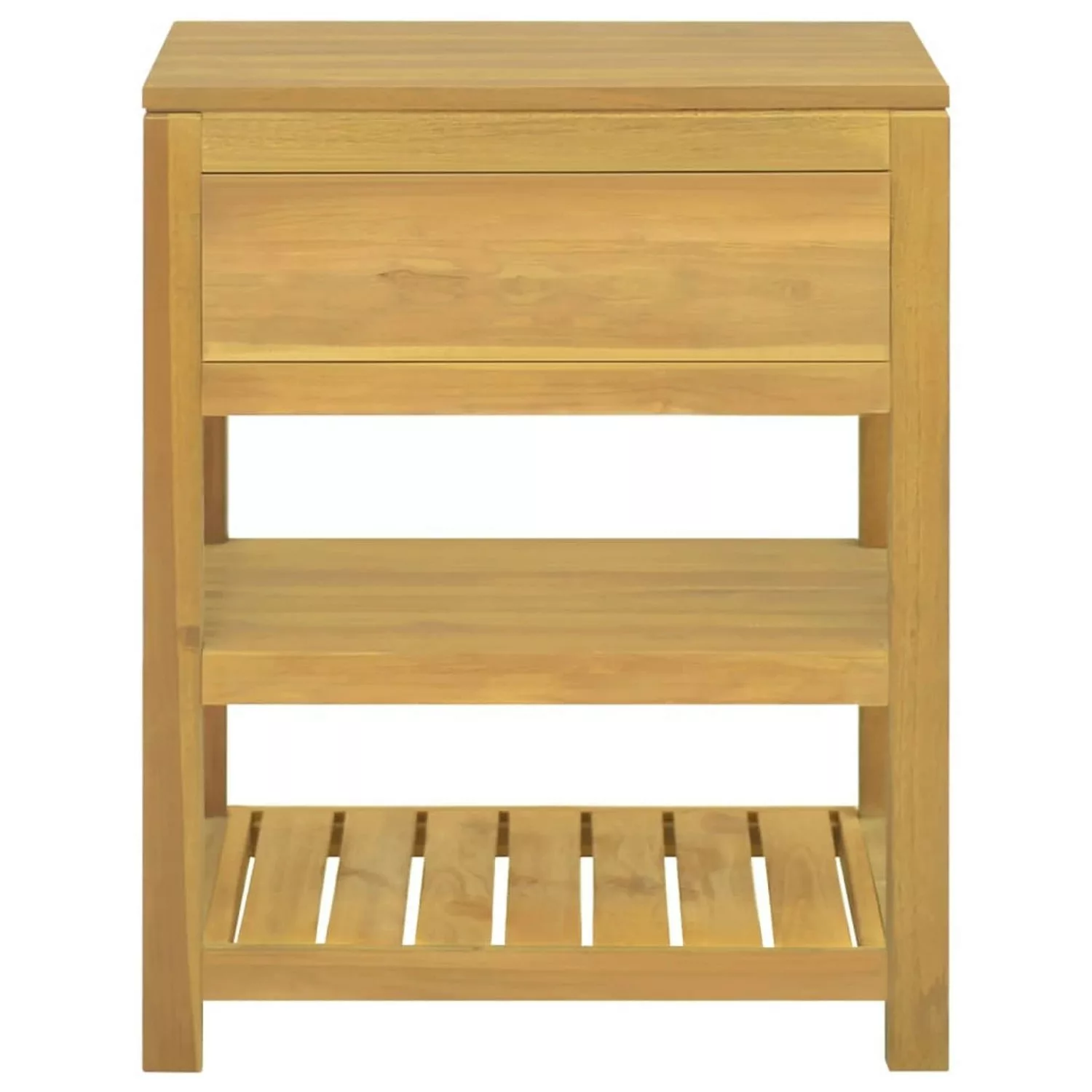 vidaXL Badschrank 60x45x75 cm Massivholz Teak Modell 1 günstig online kaufen