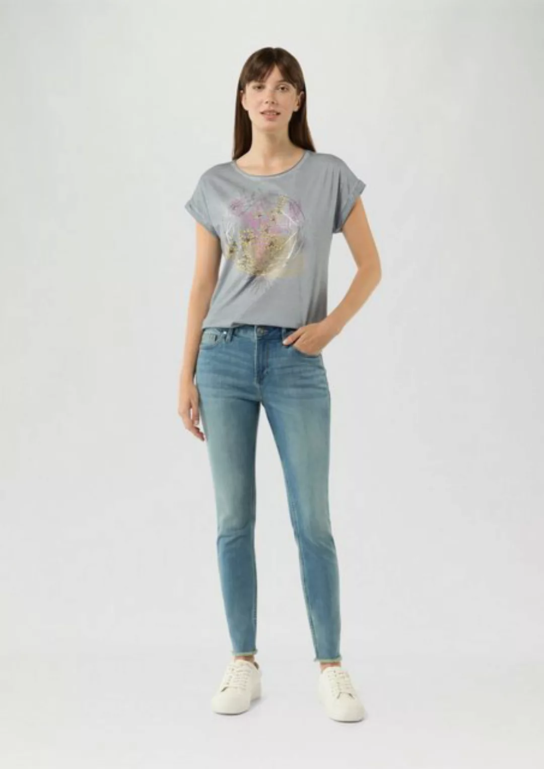 QS 7/8-Hose Ankle-Jeans Sadie / Mid Rise / Skinny Leg / Super Stretch günstig online kaufen