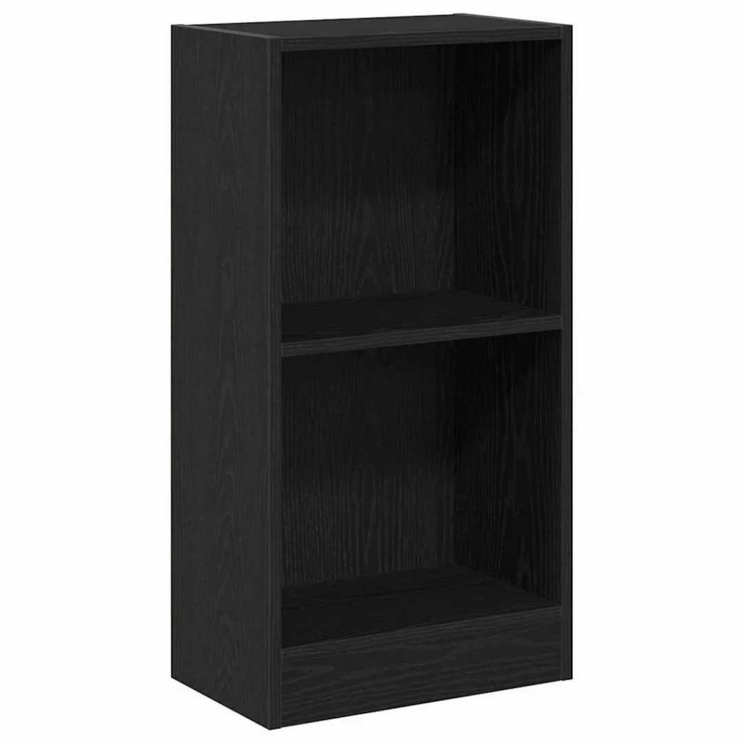 vidaXL Bücherregal Bücherregal Schwarz Eichen-Optik 40x24x76 günstig online kaufen