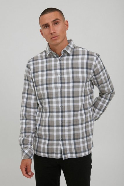 !Solid Langarmhemd SDTerkil Herringbone Check 21105659 Freizeithemd mit Kar günstig online kaufen