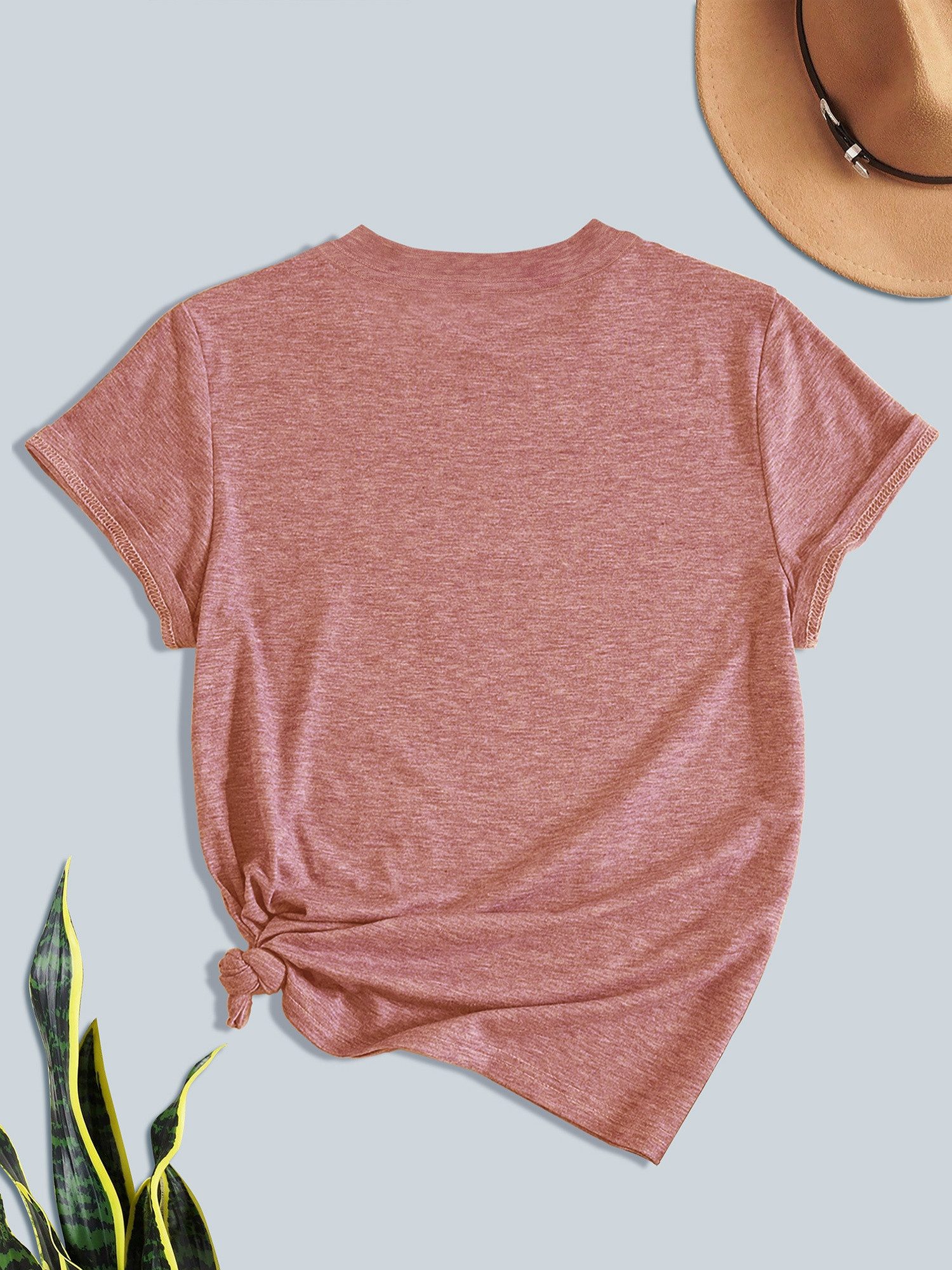 PYL Kurzarmbluse Damen Sommer Casual T-Shirt günstig online kaufen