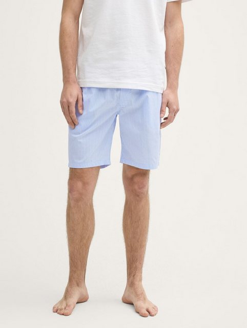 TOM TAILOR Pyjamahose Gestreifte Bermudashorts günstig online kaufen