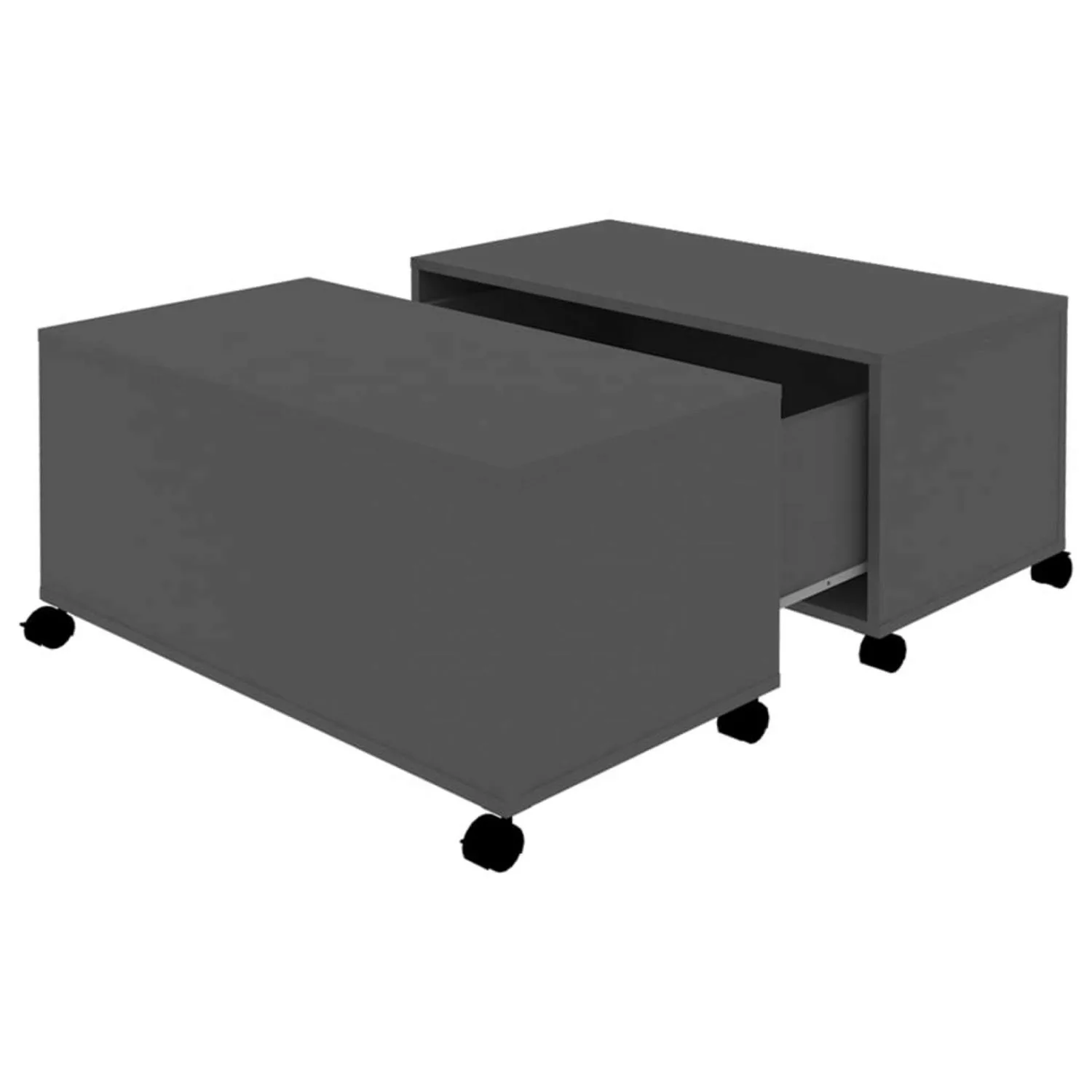 Couchtisch Grau 75x75x38 Cm Spanplatte günstig online kaufen