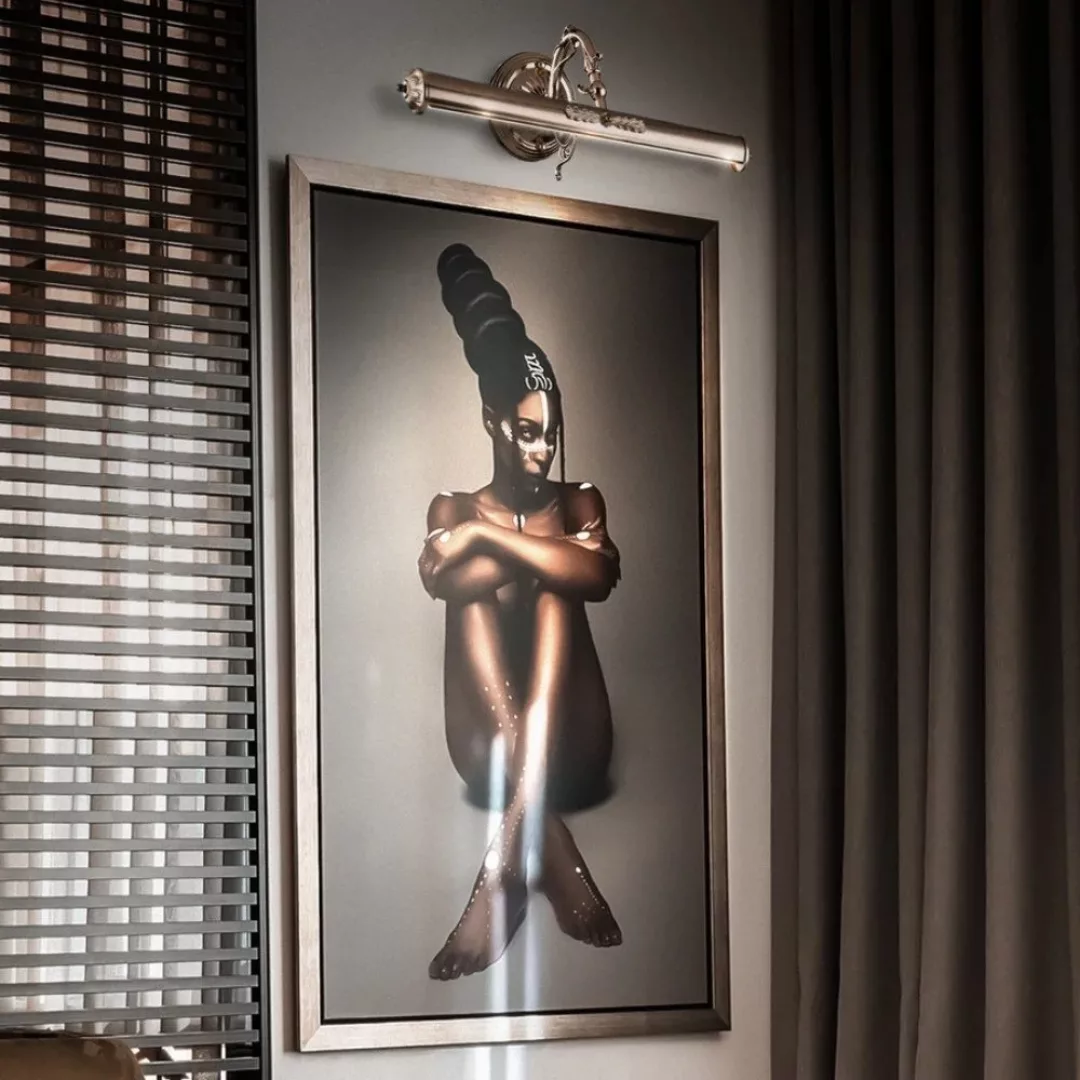 Maytoni Picasso Wandlampe, Bilderleuchte in Gold günstig online kaufen