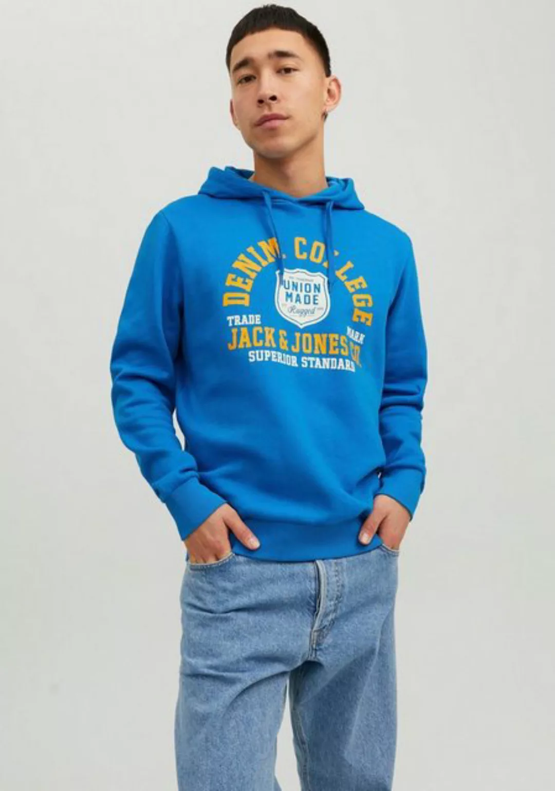 Jack & Jones Kapuzensweatshirt LOGO SWEAT HOOD günstig online kaufen