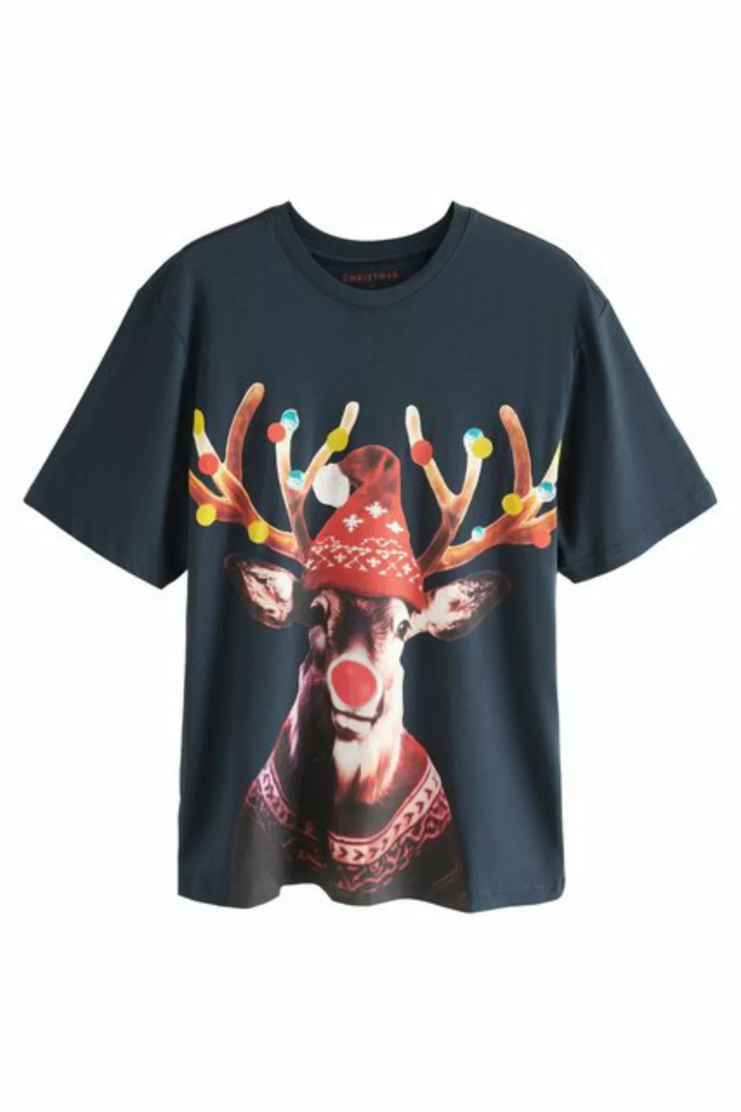 Next Print-Shirt T-Shirt mit Weihnachtsmotiv (1-tlg) günstig online kaufen