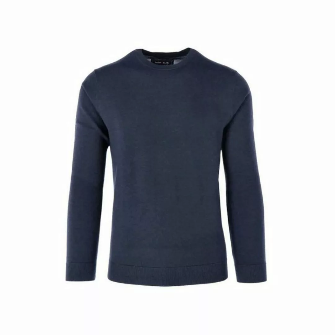 MARVELIS Rundhalspullover Pullover - Merino - Casual Fit - Rundhals - Einfa günstig online kaufen