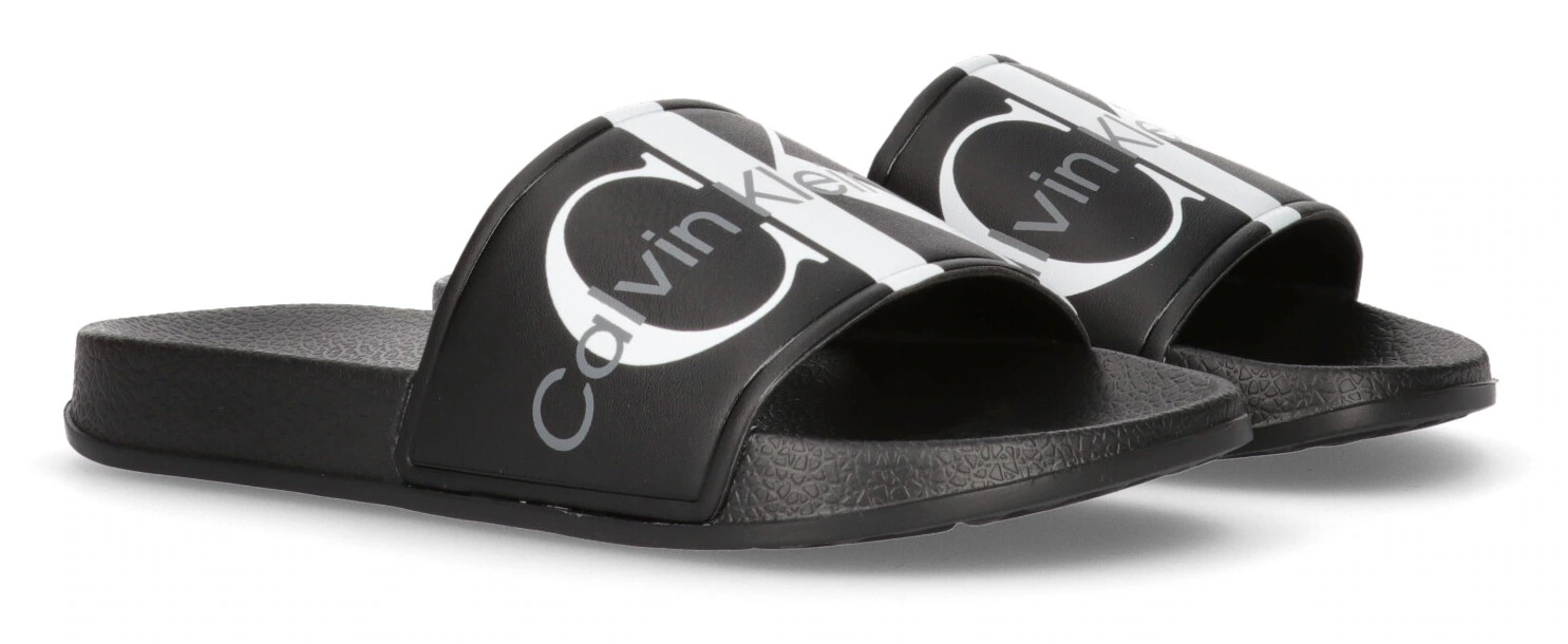 Calvin Klein Jeans Badepantolette "LOGO POOL SLIDE", Sommerschuh, Schlappen günstig online kaufen