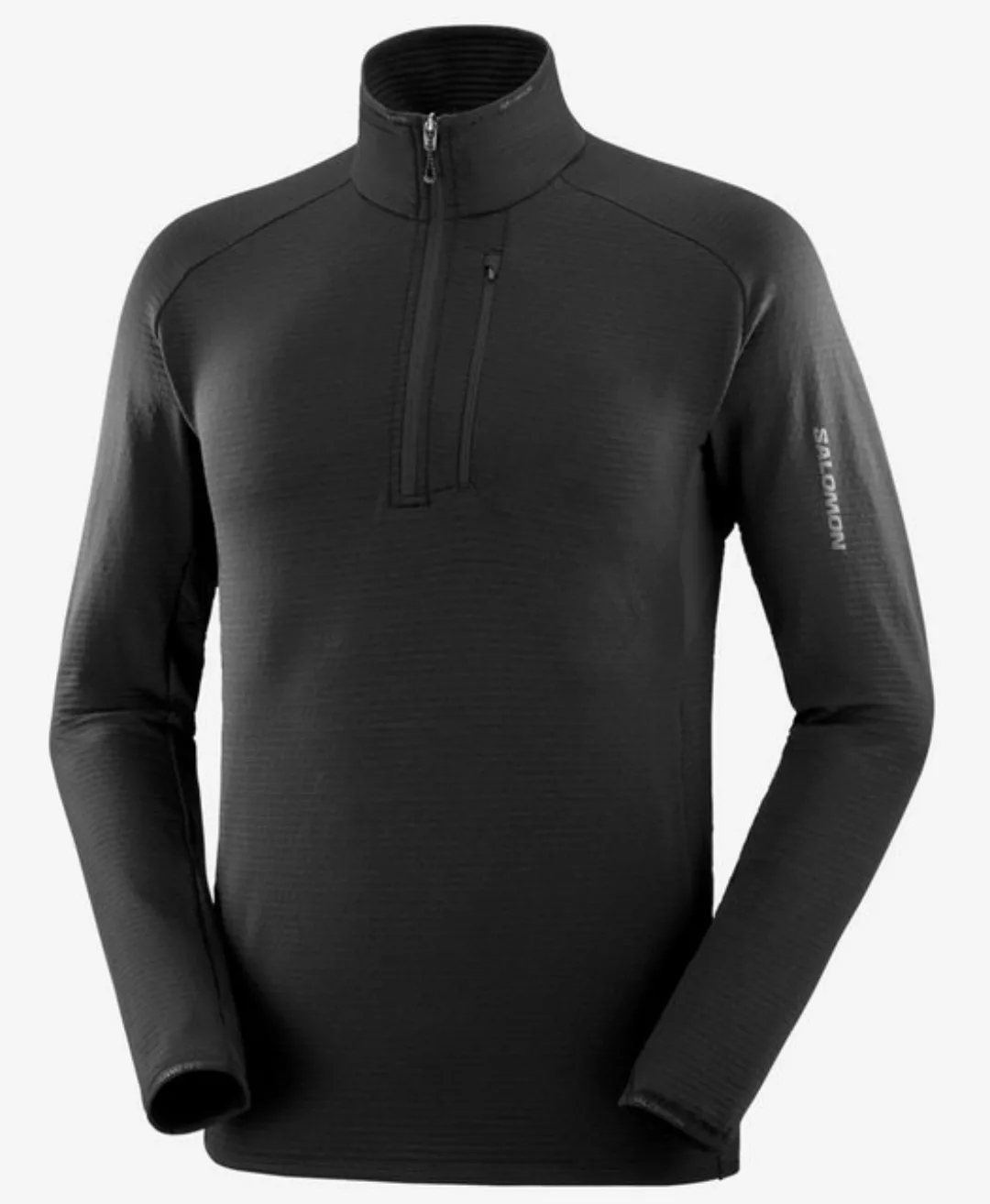 Salomon Langarmshirt ESSENTIAL LTWARM HZ M DEEP BLACK günstig online kaufen