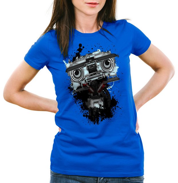 style3 T-Shirt Nummer 5 johnny fünf roboter short circuit lebt gibt nicht a günstig online kaufen