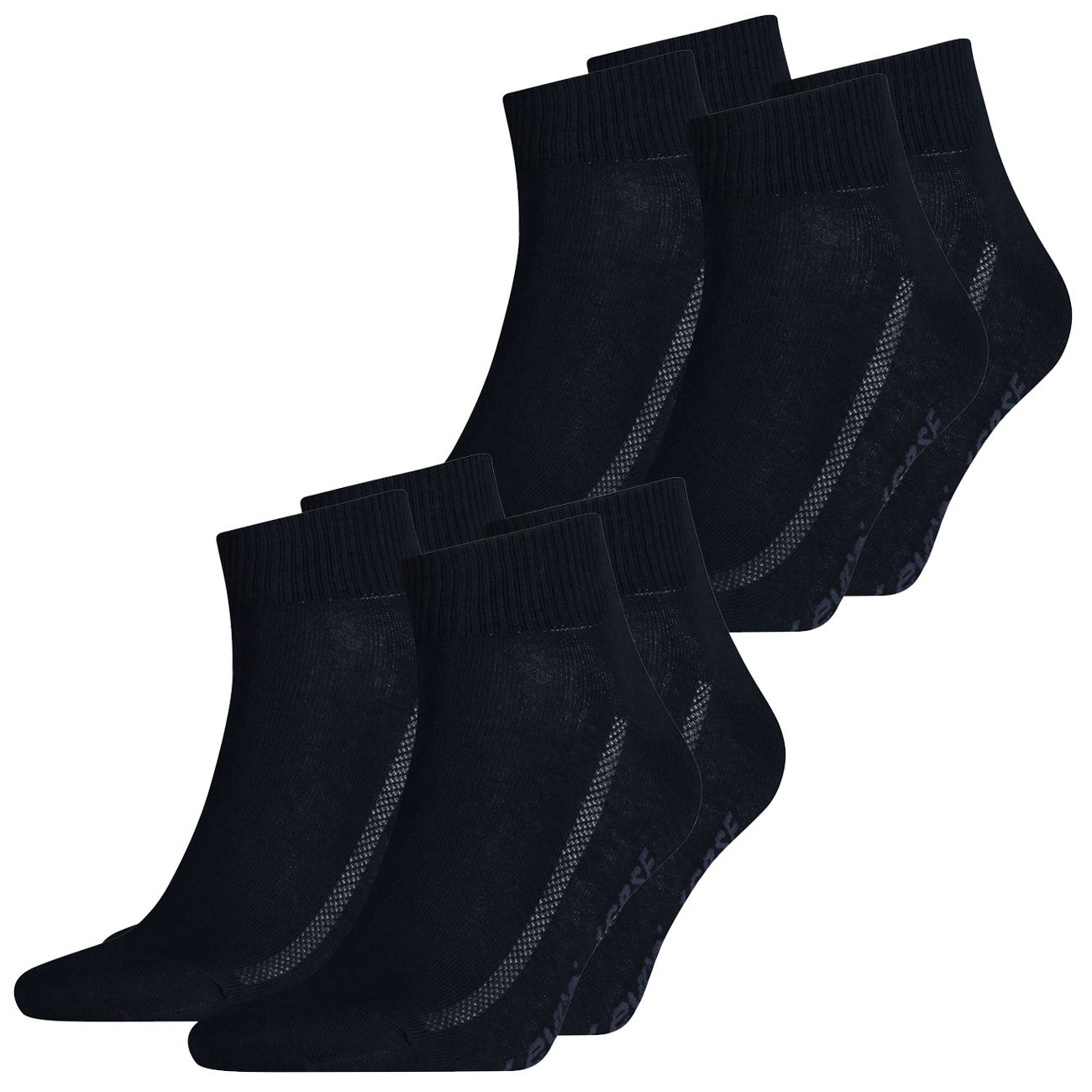 Levis Unisex Quarter Sportsocken 168SF Mid Cut 4er 6er 8er Multipack günstig online kaufen