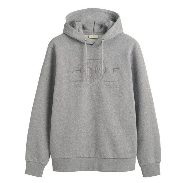 Gant Sweatshirt Herren Hoodie - REGULAR TONAL SHIELD HOODIE günstig online kaufen