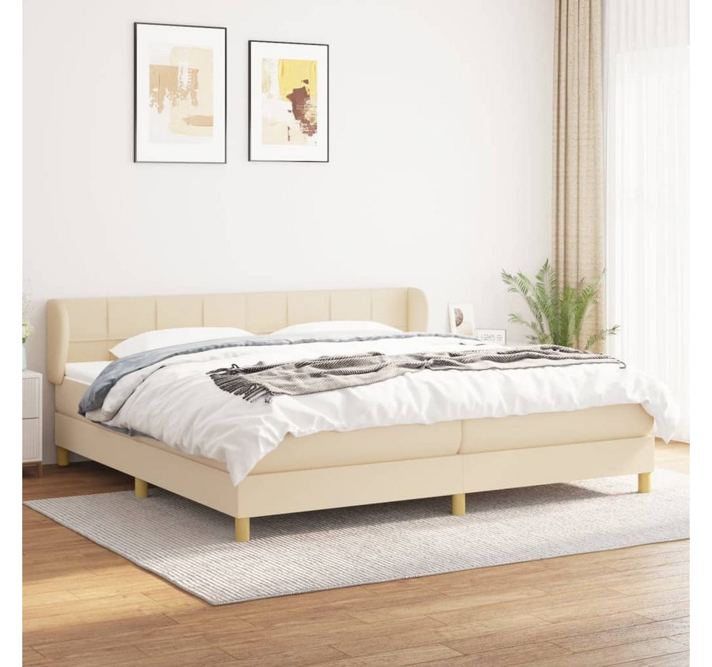 vidaXL Boxspringbett Bett Boxspringbett mit Matratze & Topper Stoff verschi günstig online kaufen