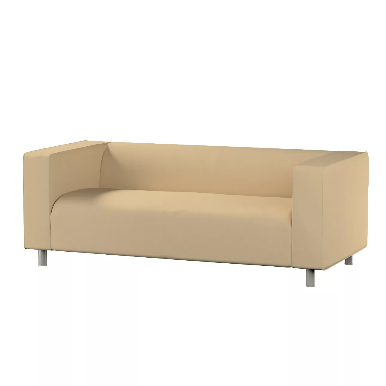 Bezug für Klippan 2-Sitzer Sofa, caffe latte, Sofahusse, Klippan 2-Sitzer, günstig online kaufen