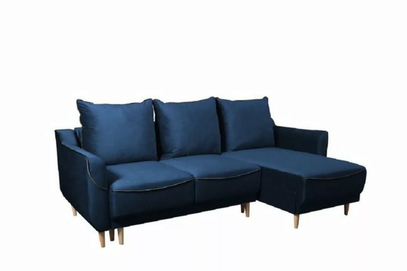 JVmoebel Ecksofa, L-Form Sofa Designer mit Bettfunktion Schlafsofa Ecksofa günstig online kaufen