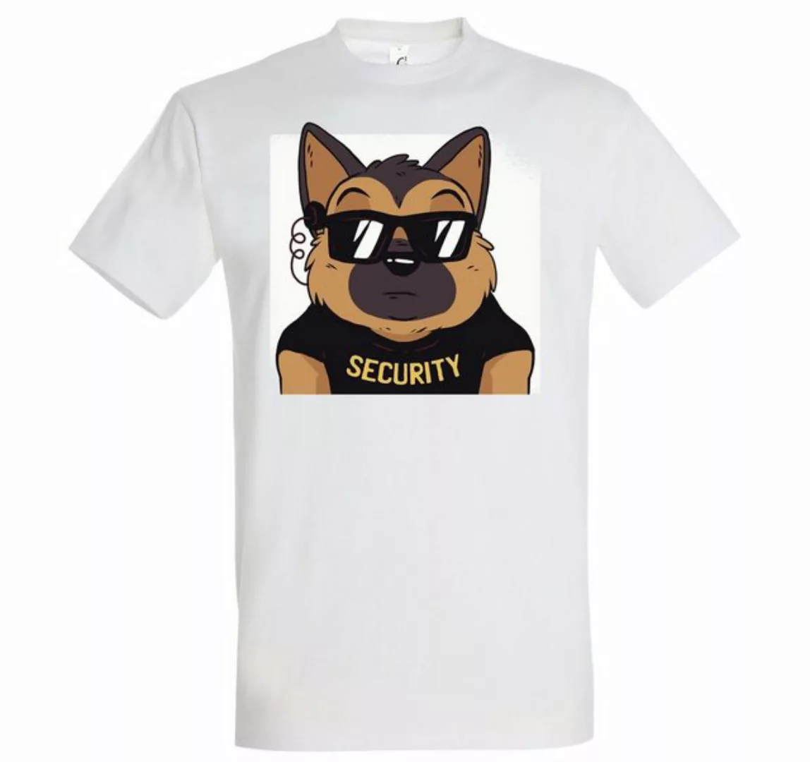 Youth Designz T-Shirt Dog Security Herren Shirt mit trendigem Frontprint günstig online kaufen