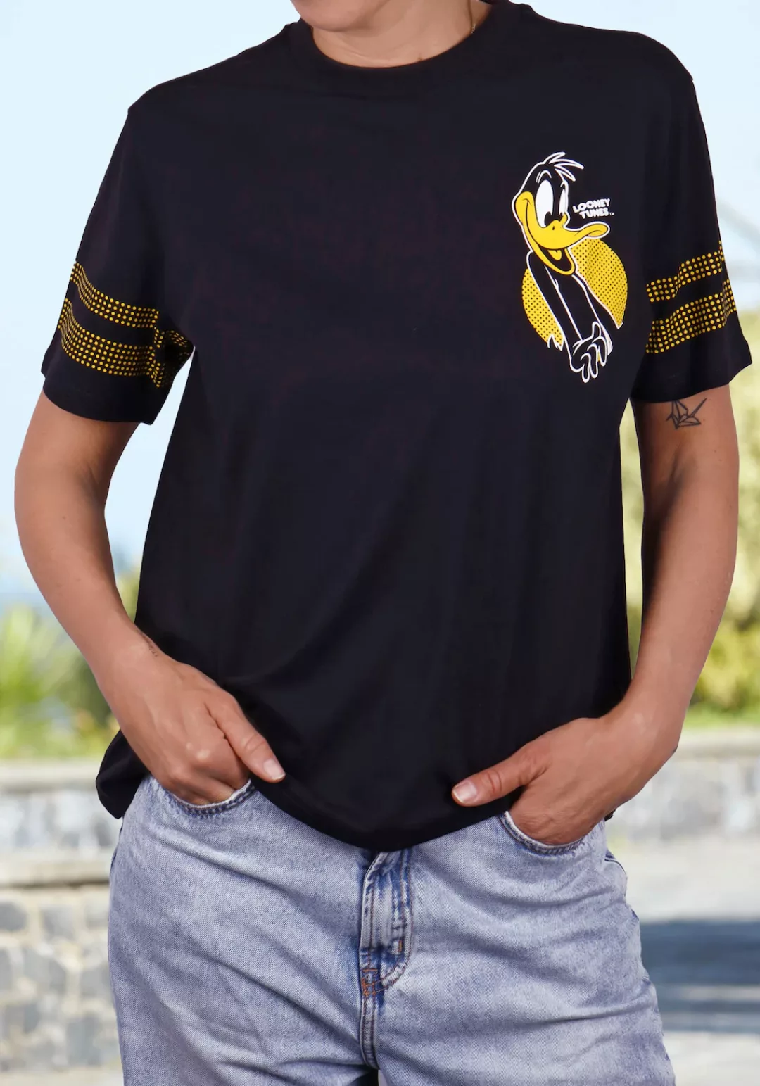 Capelli New York T-Shirt, mit Duffy Duck Motiv günstig online kaufen