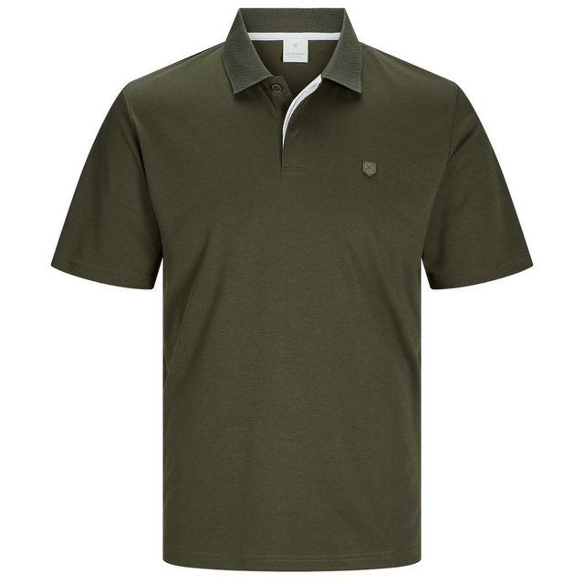 Jack & Jones Poloshirt Große Größen Herren Poloshirt olivbraun JPRCCRODNEY günstig online kaufen