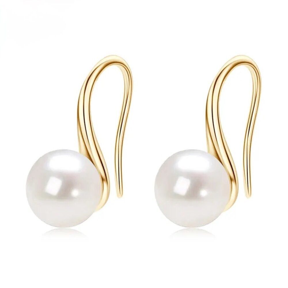 ROUGEMONT Perlenohrringe Elegant geschwungene Damen Perlen günstig online kaufen