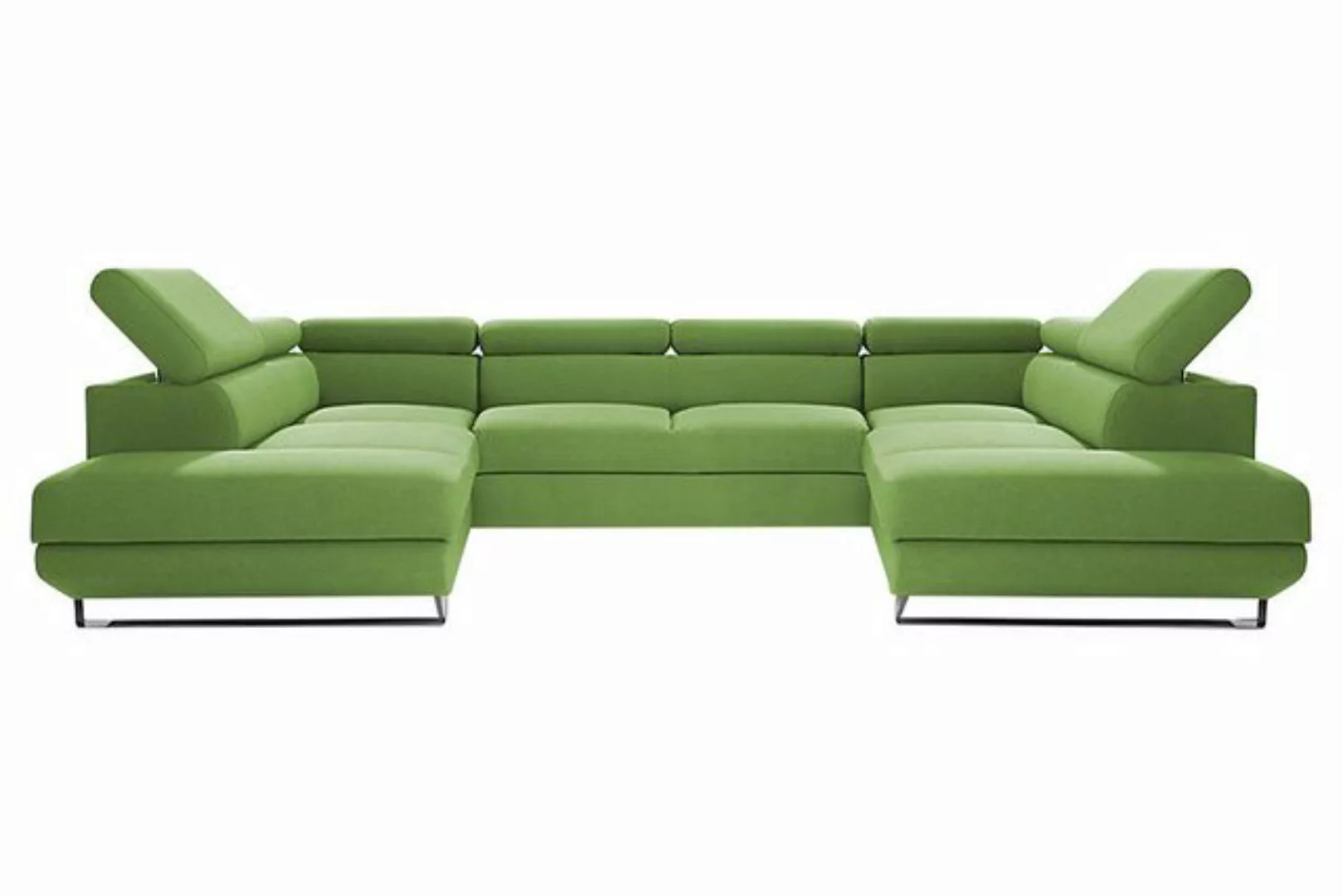 JVmoebel Ecksofa Wohnlandschaft Ecksofa Stoff U-Form Couch Design, Made in günstig online kaufen