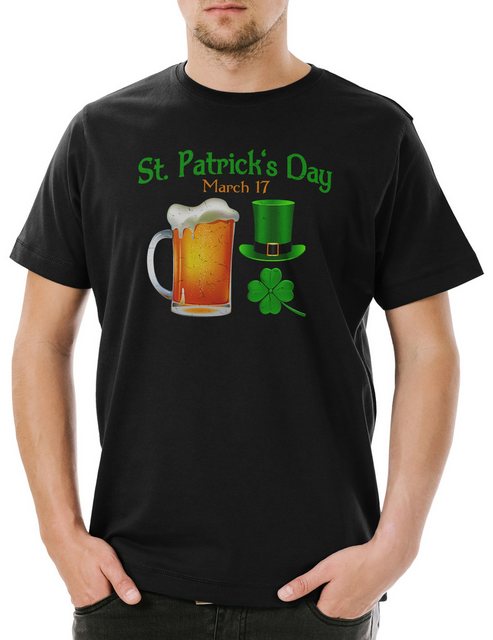 Urban Backwoods Print-Shirt St. Patrick's Day Herren T-Shirt Irland Ireland günstig online kaufen