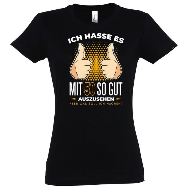 Youth Designz T-Shirt 50 Und Immer noch Gutaussehend mit lustigem Spruch Fr günstig online kaufen